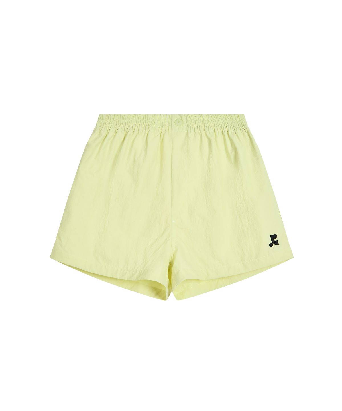 레스트앤레크레이션(REST&RECREATION) BUTTON EASY SHORTS - YELLOW