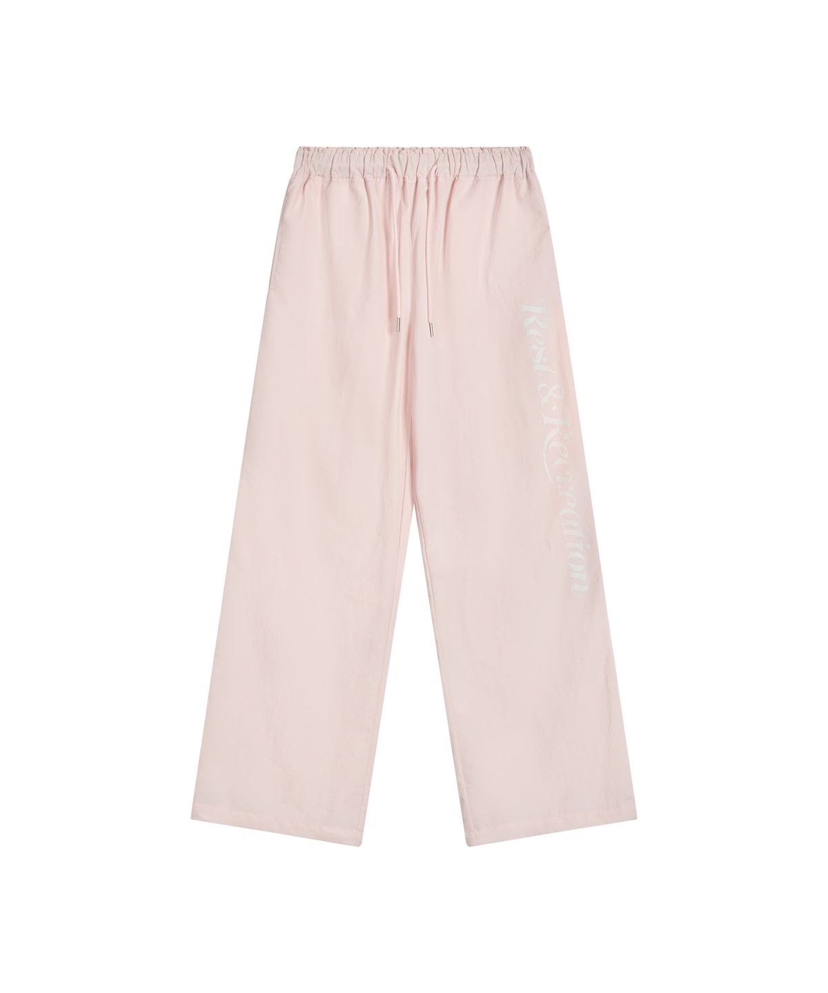 레스트앤레크레이션(REST&RECREATION) WIDE NYLON PANTS - PINK