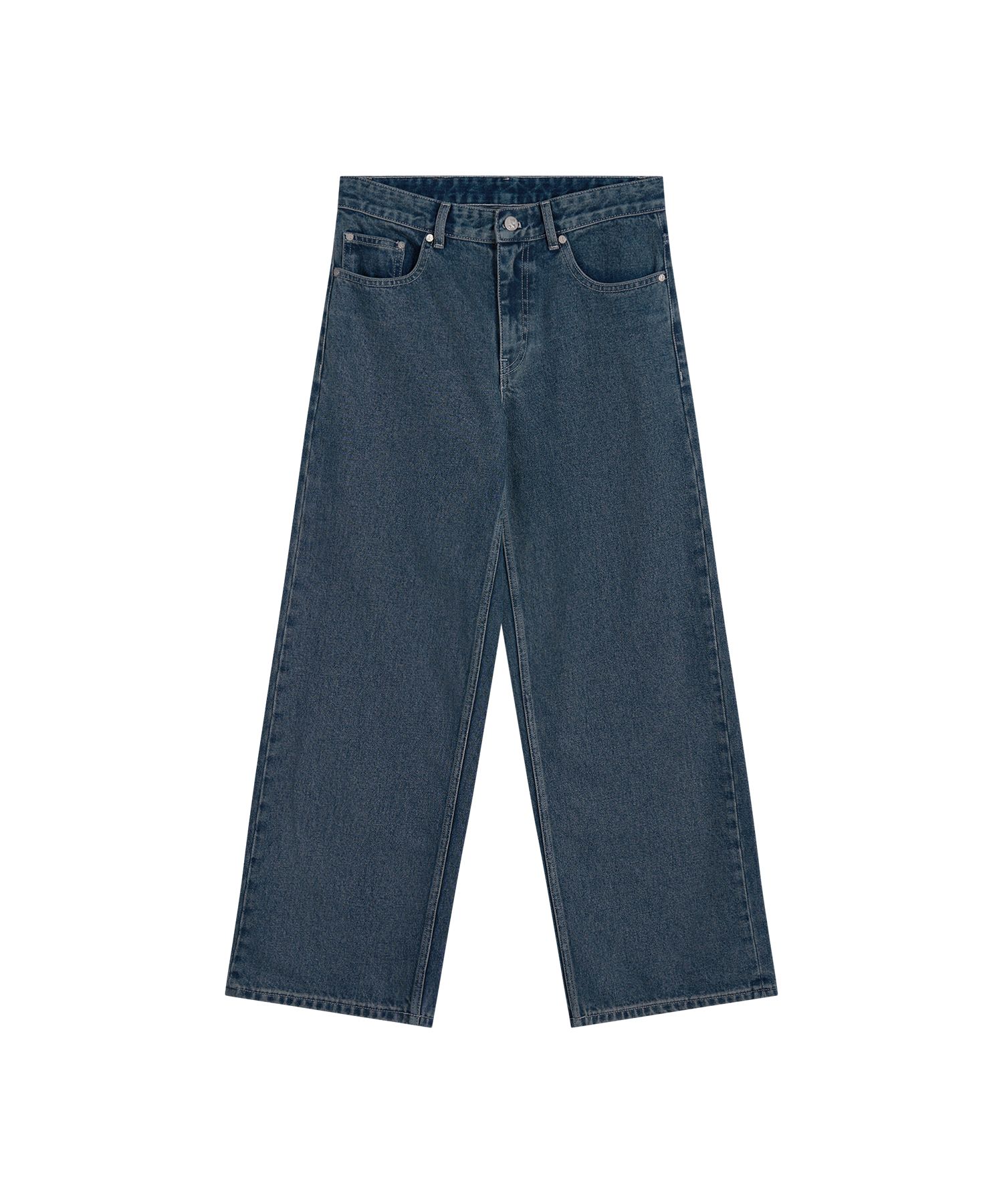 Rest&Recreation デニムパンツ MUSINSA公式 | REST&RECREATION LOW RISE STITCH JEANS - BLUE