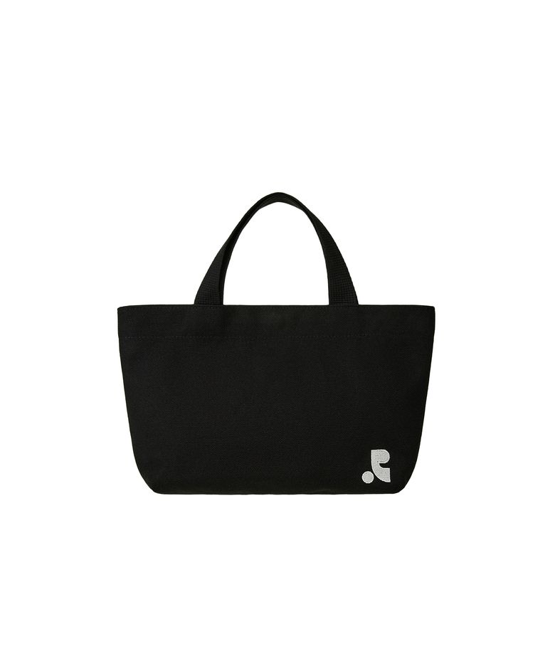 COTTON MINI TOTE BAG - BLACK