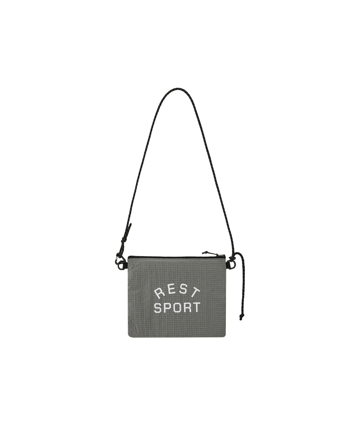 레스트앤레크레이션(REST&RECREATION) NET SACOCHE BAG - GREY