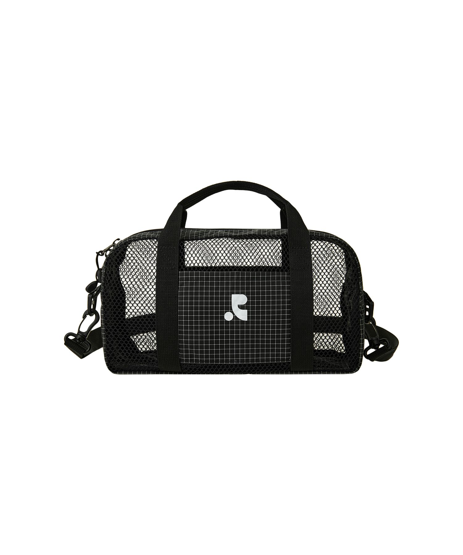 MUSINSA | REST&RECREATION MESH MINI DUFFLE BAG - BLACK