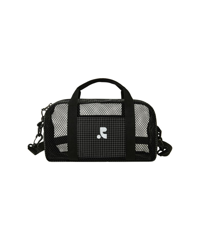 MESH MINI DUFFLE BAG - BLACK