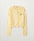 (W) 로렌 베이직 크루넥 파인 가디건 옐로우