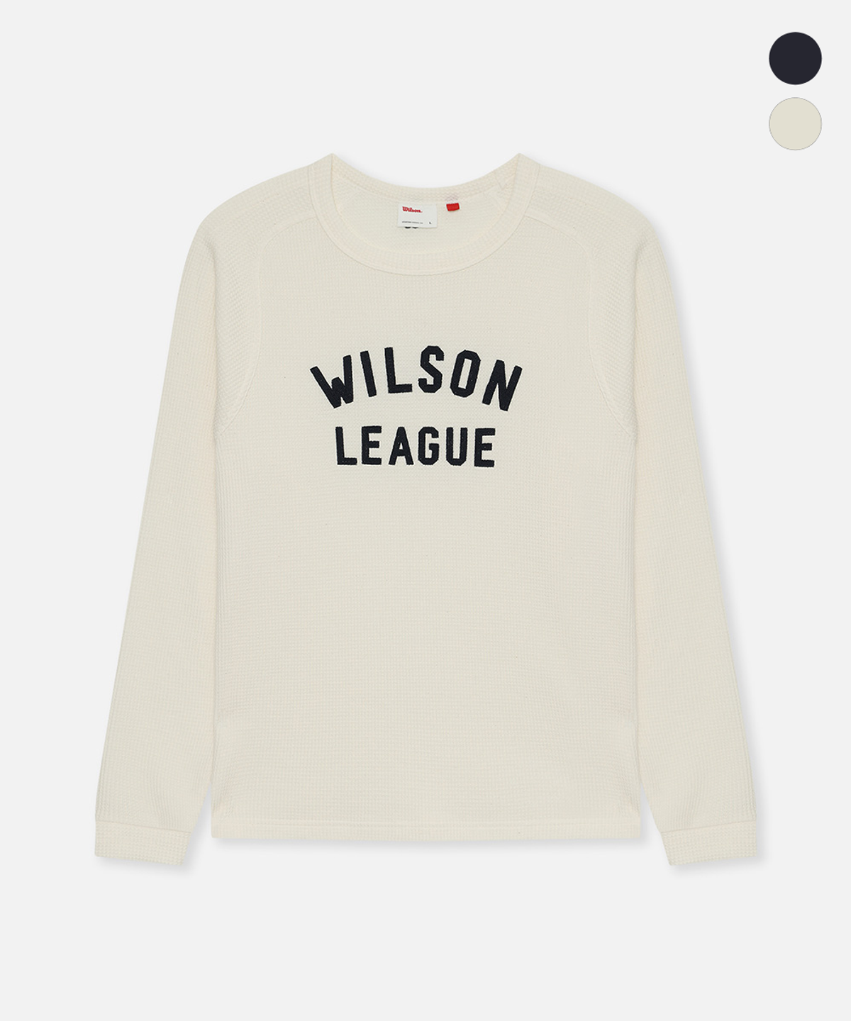 윌슨(WILSON) 윌슨리그 와플 맨투맨 (2color)