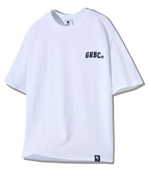 GRBC 스몰 자수 오버핏 반팔티 GT-341_화이트
