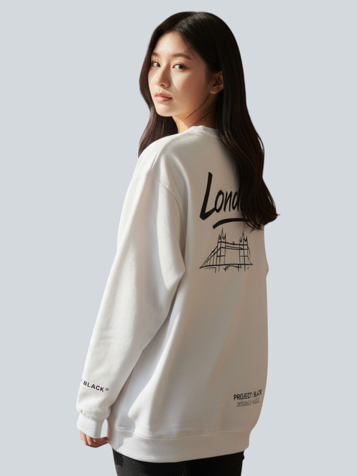 지블랙(ZBLACK) 글로벌 시티 씨리즈 맨투맨 LONDON