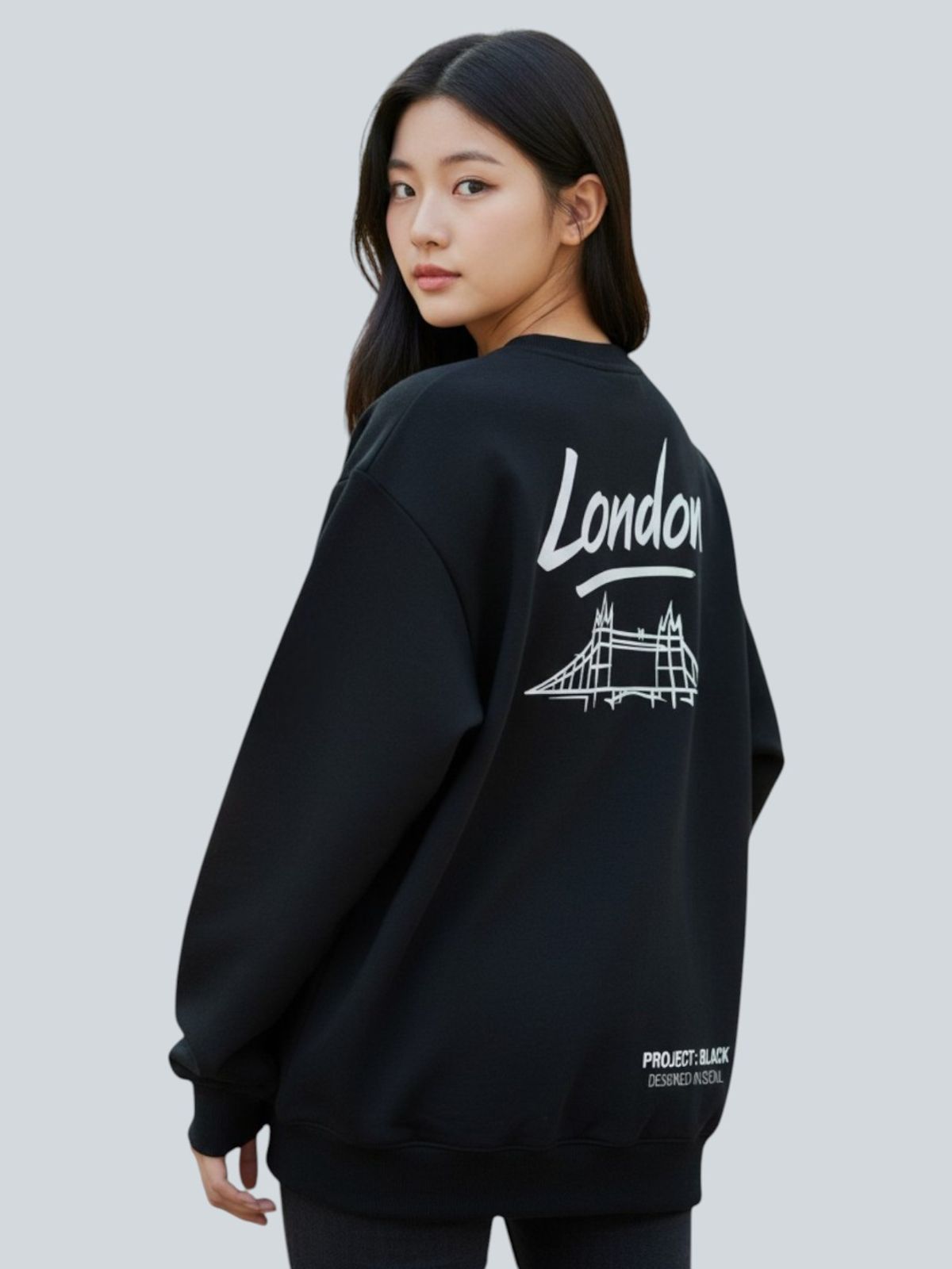 지블랙(ZBLACK) 글로벌 시티 씨리즈 맨투맨 LONDON