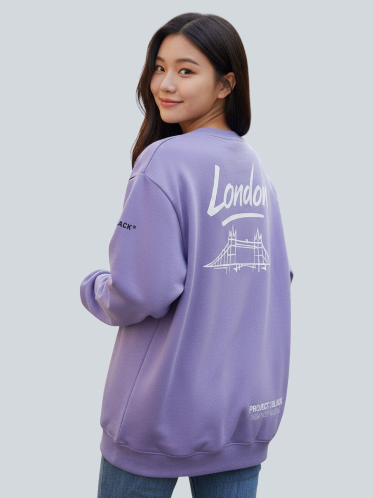 지블랙(ZBLACK) 글로벌 시티 씨리즈 맨투맨 LONDON