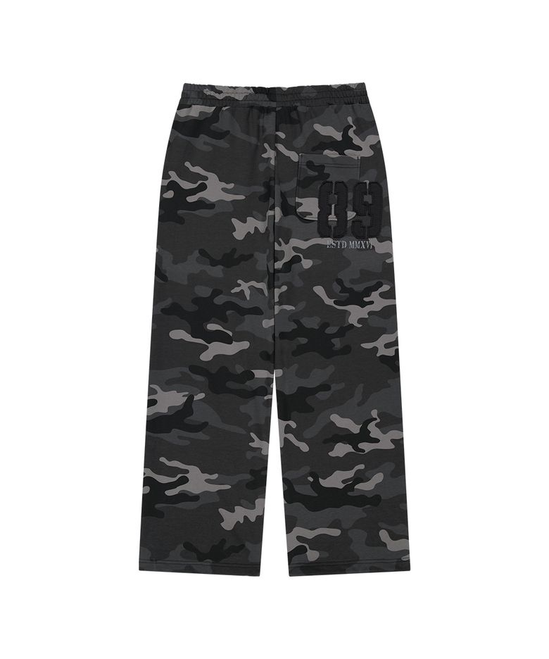 CAMO APPLIQUE SWEATPANT BLACK(MG2FFMPA09A)