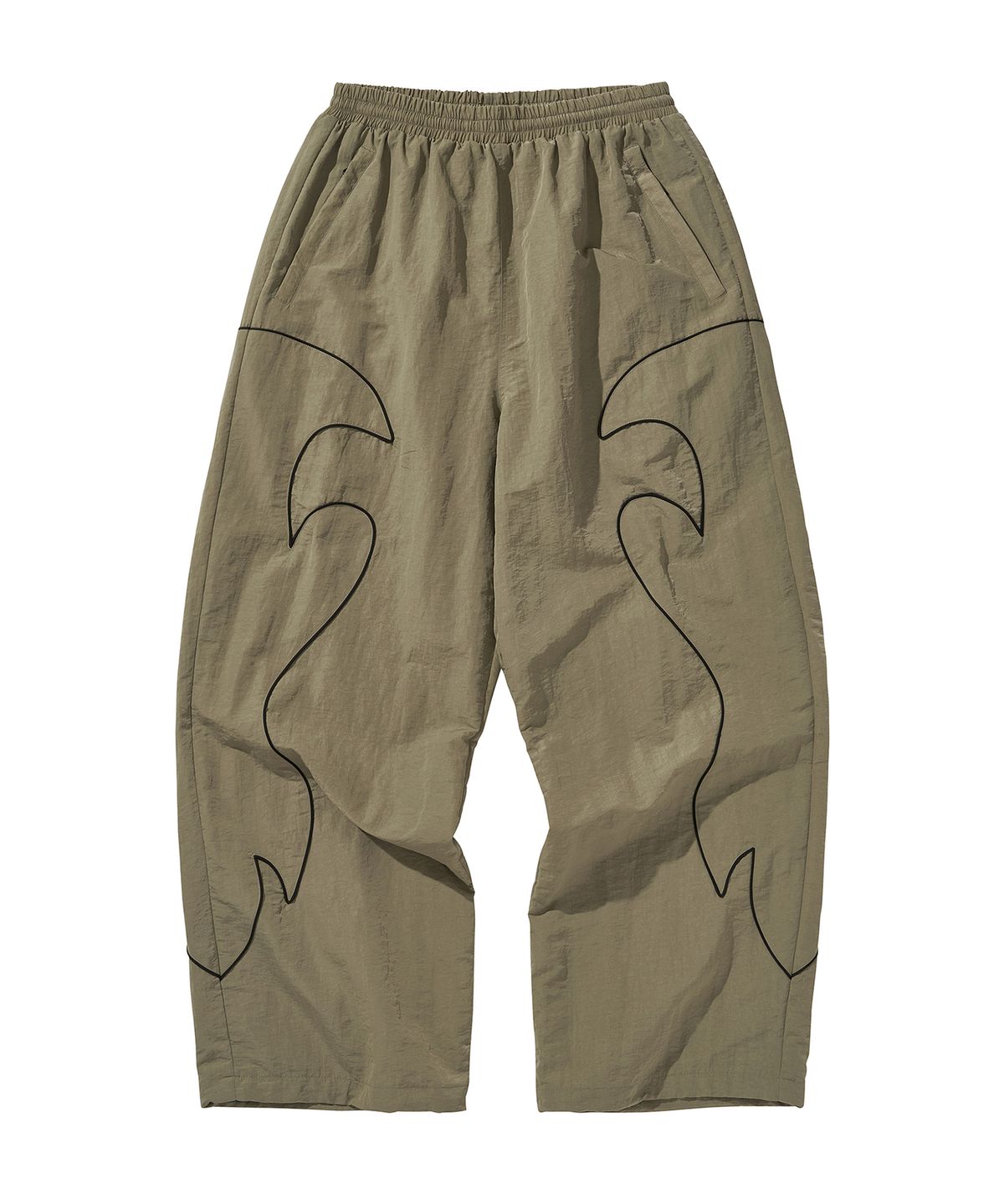 리베레(LIBERE) WESTERN FLAME TRACK PANTS / BEIGE
