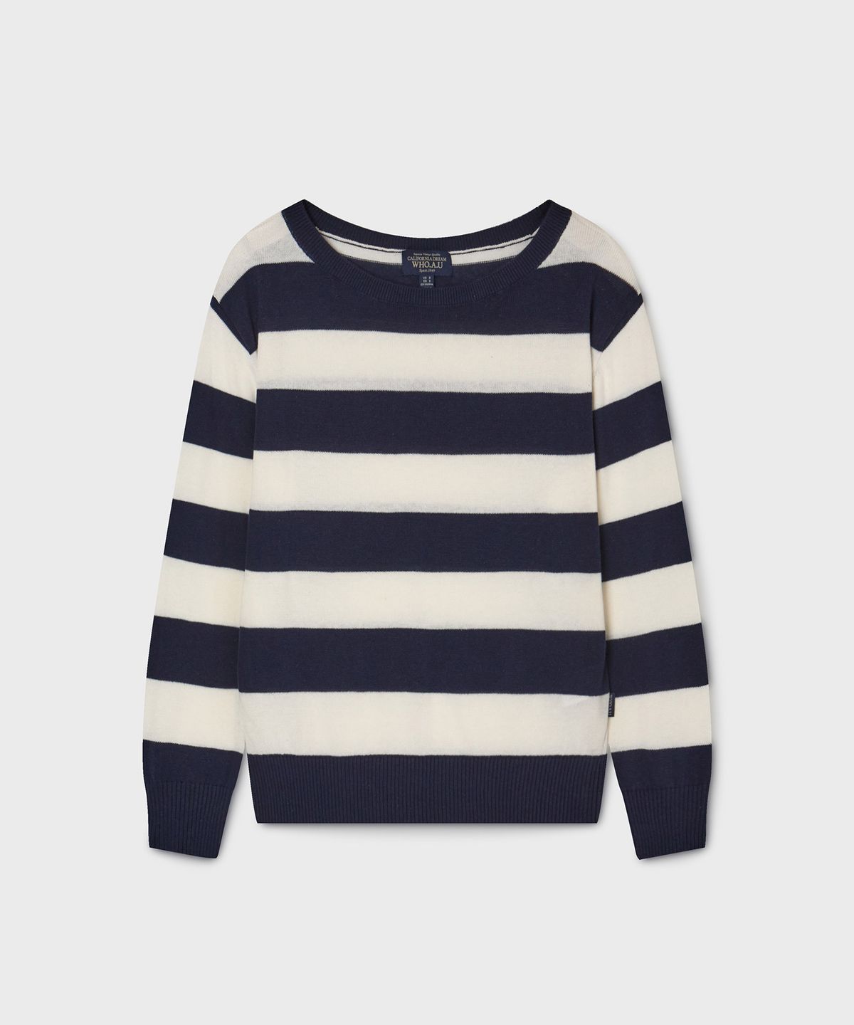 후아유(WHO.A.U) Loosefit Stripe Pullover / WHKAG2345F