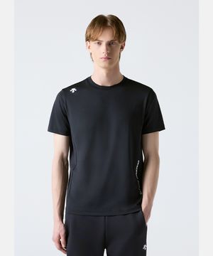 트레이닝 반팔 티셔츠 블랙 SR123TTS21
