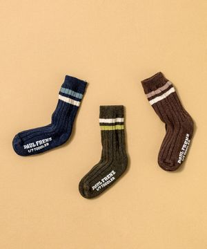 원사이즈 양말 반스 세트(3켤레)