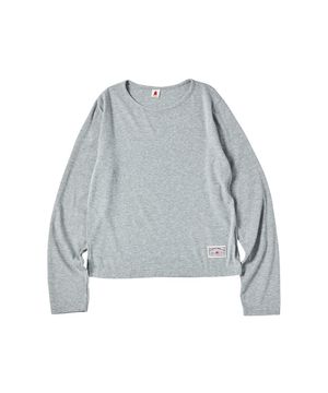W LAYERED BASIC T-SHIRT [GRAY]