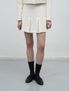 트위드 플리츠 미니 스커트 [WHITE] / WBE4L56519