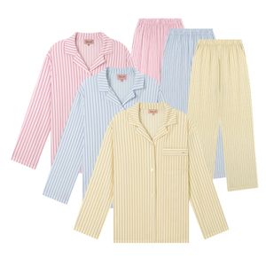 [4계절] 코지 스트라이프 긴팔 파자마