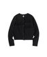 W FRILL CARDIGAN [BLACK]