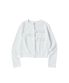W FRILL CARDIGAN [IVORY]