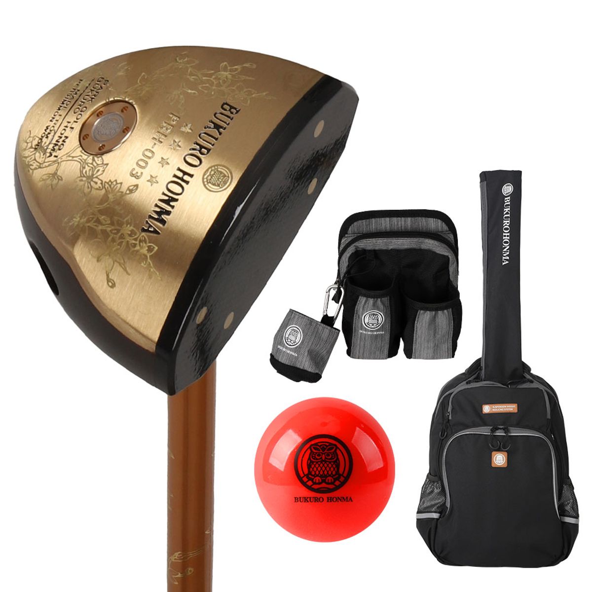페르시안캣 골프(PERSIANCAT GOLF) 부쿠로혼마 감나무 4스타 레드 블라썸 스마트 세트 850mm (B6FUST07)