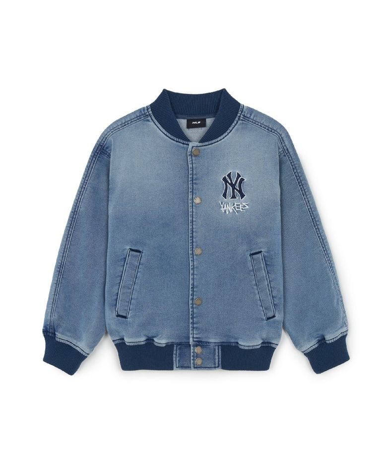 스트릿 저지데님 홑겹 점퍼 NY (Blue)