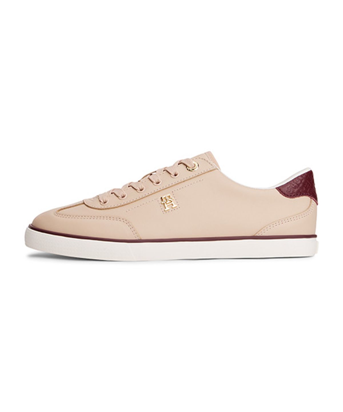 타미힐피거(TOMMY HILFIGER) 케즈 로프로파일 레더 스니커즈-베이지(T52G1ARS170WT10JY) (T52G1ARS170WT10JY)