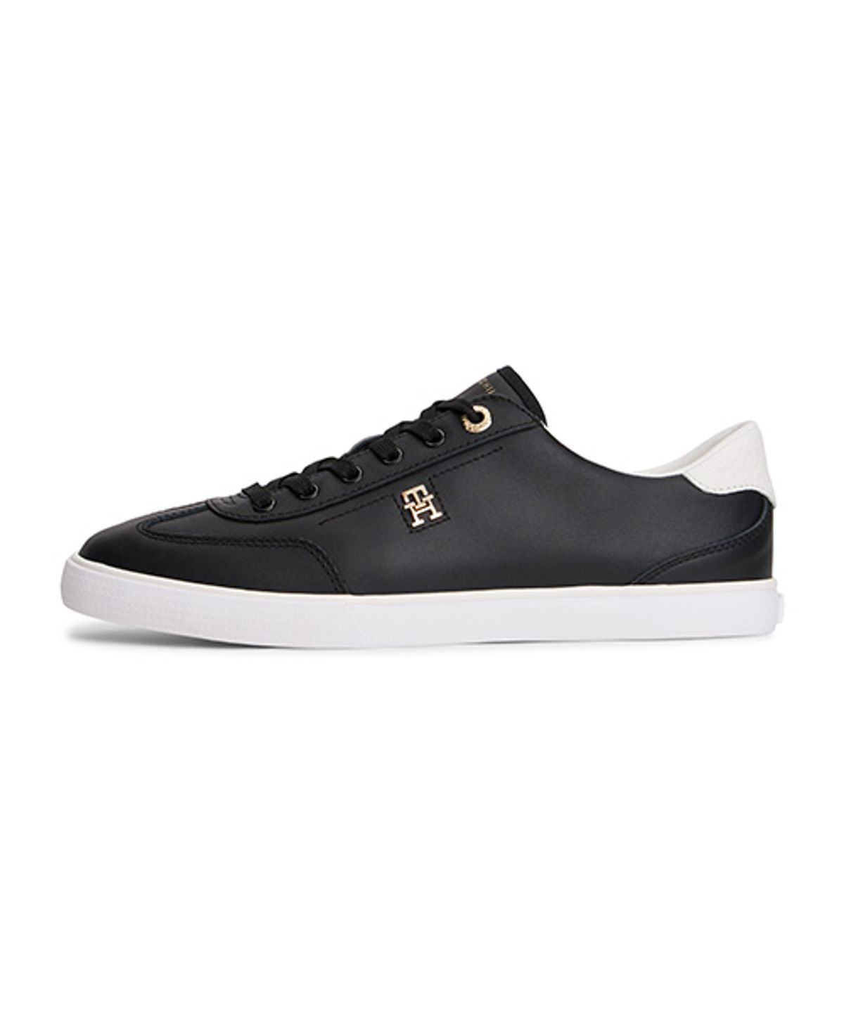 타미힐피거(TOMMY HILFIGER) 케즈 로프로파일 레더 스니커즈-블랙(T52G1ARS170WT1BDS) (T52G1ARS170WT1BDS)