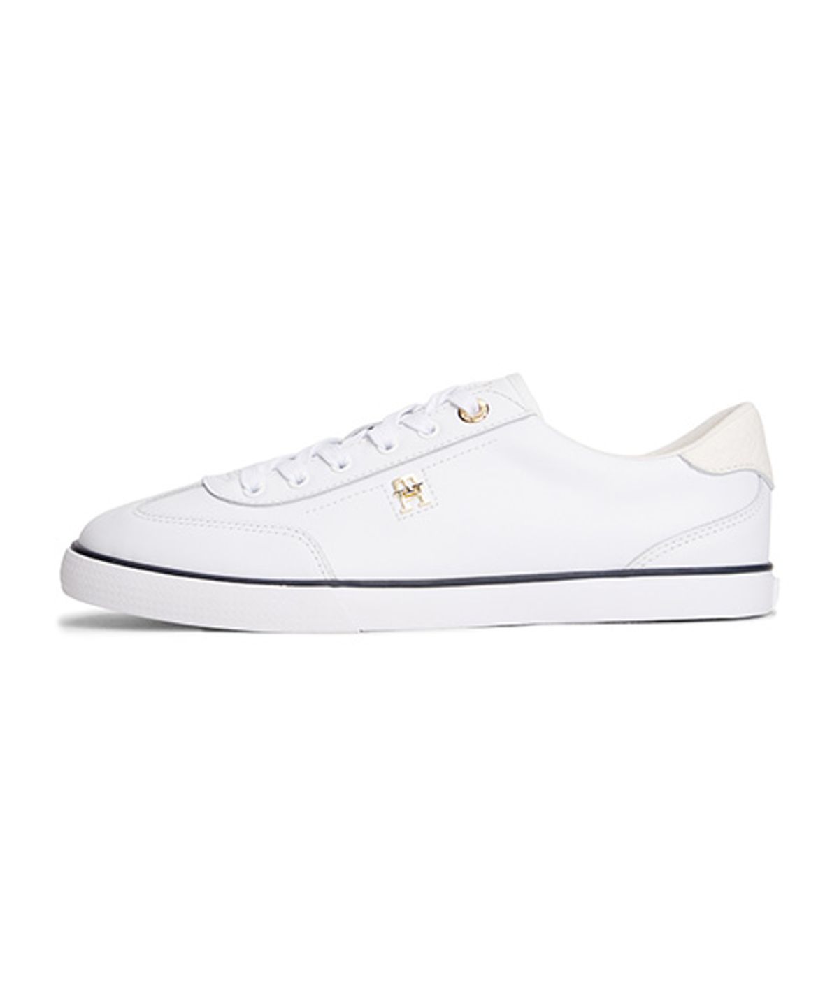 타미힐피거(TOMMY HILFIGER) 케즈 로프로파일 레더 스니커즈-화이트(T52G1ARS170WT1YBS) (T52G1ARS170WT1YBS)