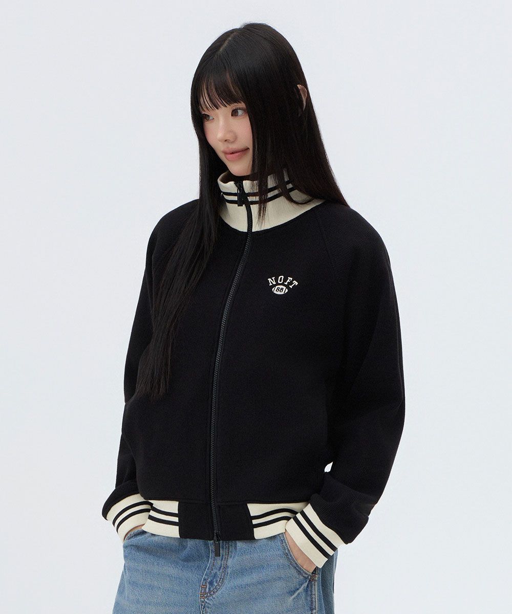 MUSINSA公式 | NOT ONLY FOR TODAY ワッフルジャージトラックジップ