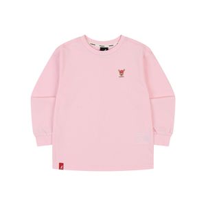 루 심볼 롱 슬리브 티셔츠 SA 0001 핑크