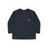 포켓 로고 롱 슬리브 티셔츠 SA 0002 네이비
