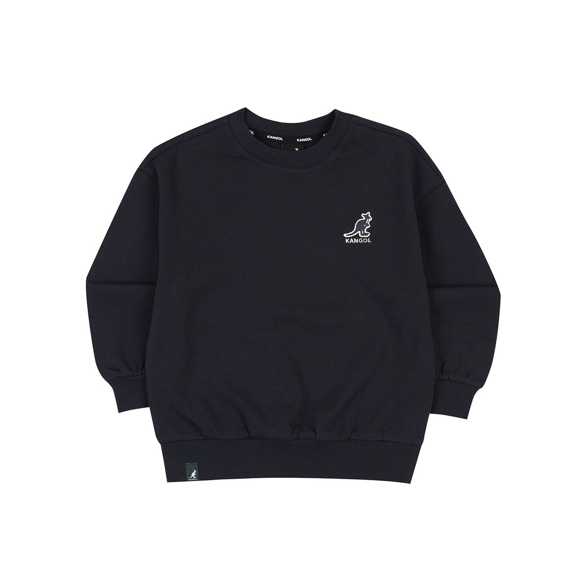 캉골키즈(KANGOL KIDS) 클럽 로고 스웻셔츠 SA 0103 네이비
