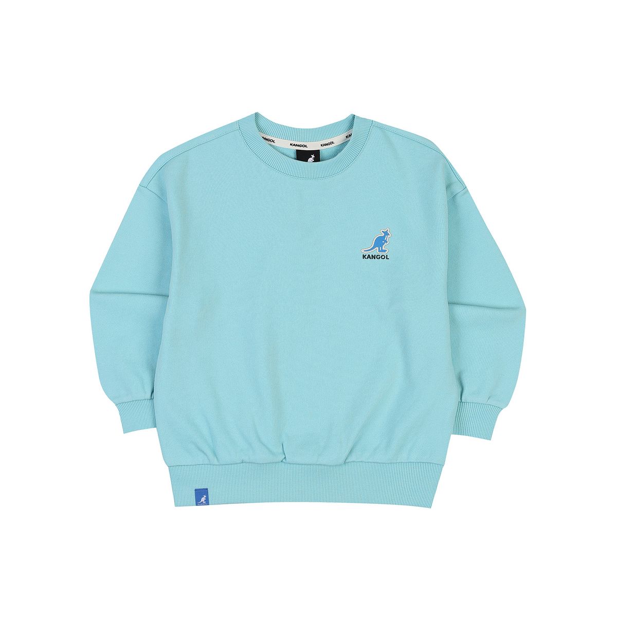 캉골키즈(KANGOL KIDS) 클럽 로고 스웻셔츠 SA 0103 블루