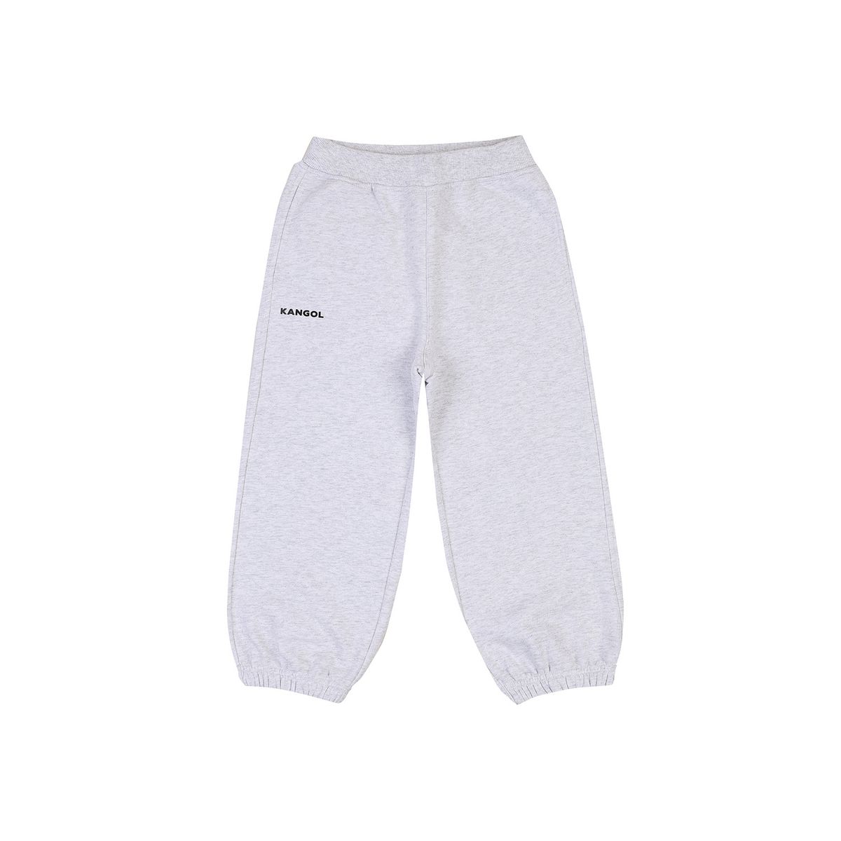 캉골키즈(KANGOL KIDS) 레터링 조거 스웻팬츠 SA 0001 멜란지 그레이