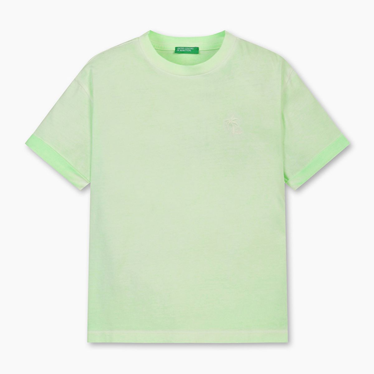 베네통키즈(BENETTONKIDS) 컬러 워싱 티셔츠_3085C10P9LA