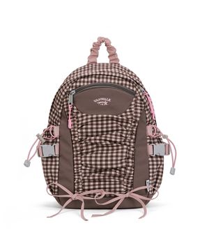 에이프릴 백팩 [체크 브라운]