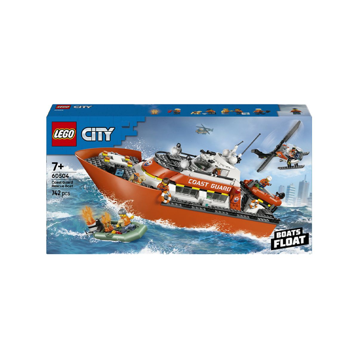 레고(LEGO) 레고 시티 60504 해안 경비대 구조 보트와 헬리콥터 [레고공식]