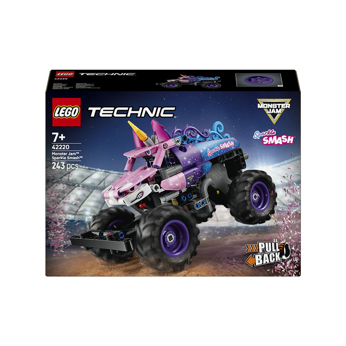 레고(LEGO) 레고 테크닉 42220 Monster Jam™ Sparkle Smash™ 풀백 [레고공식]