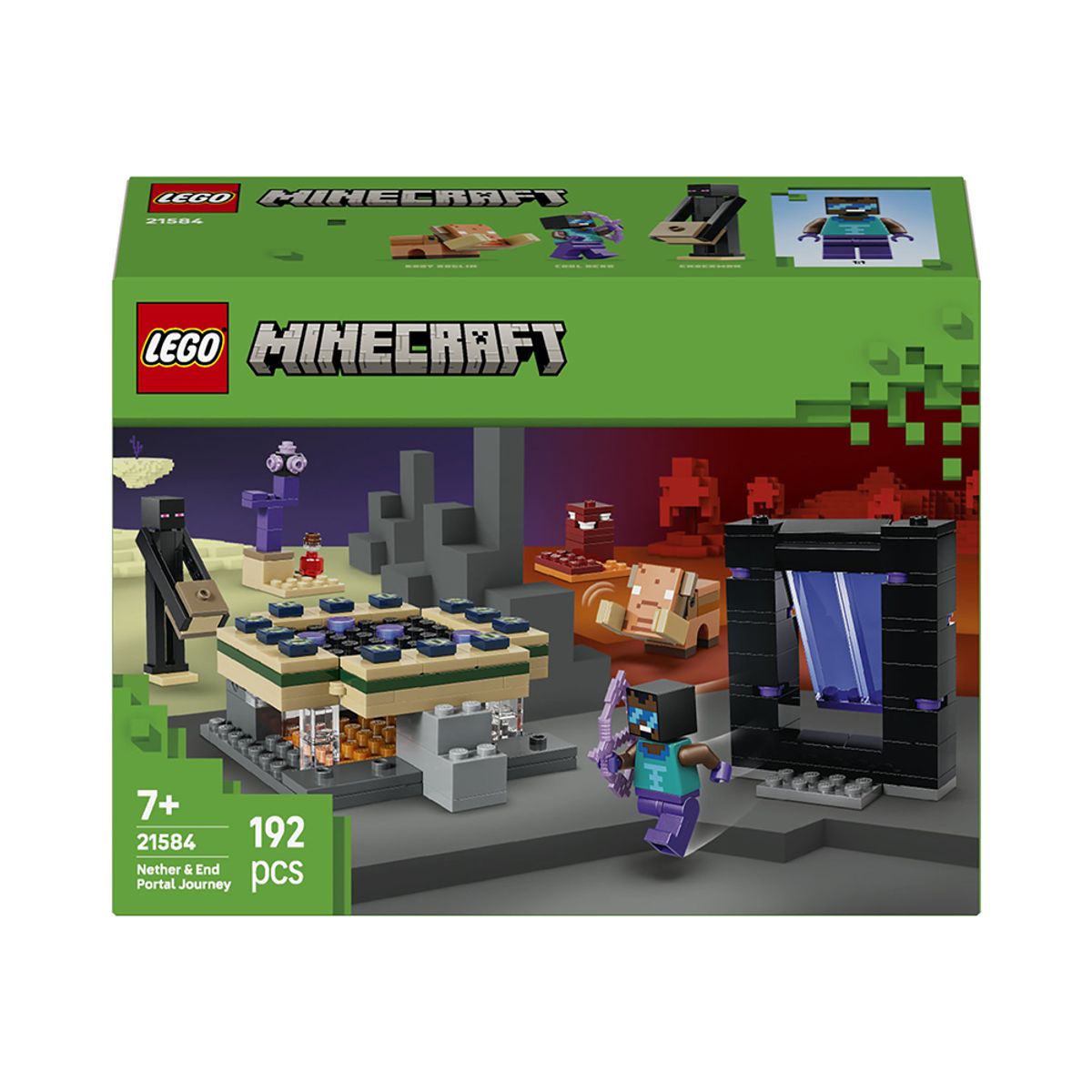 레고(LEGO) 레고 마인크래프트 21584 네더와 엔드 포털 여정 [레고공식]