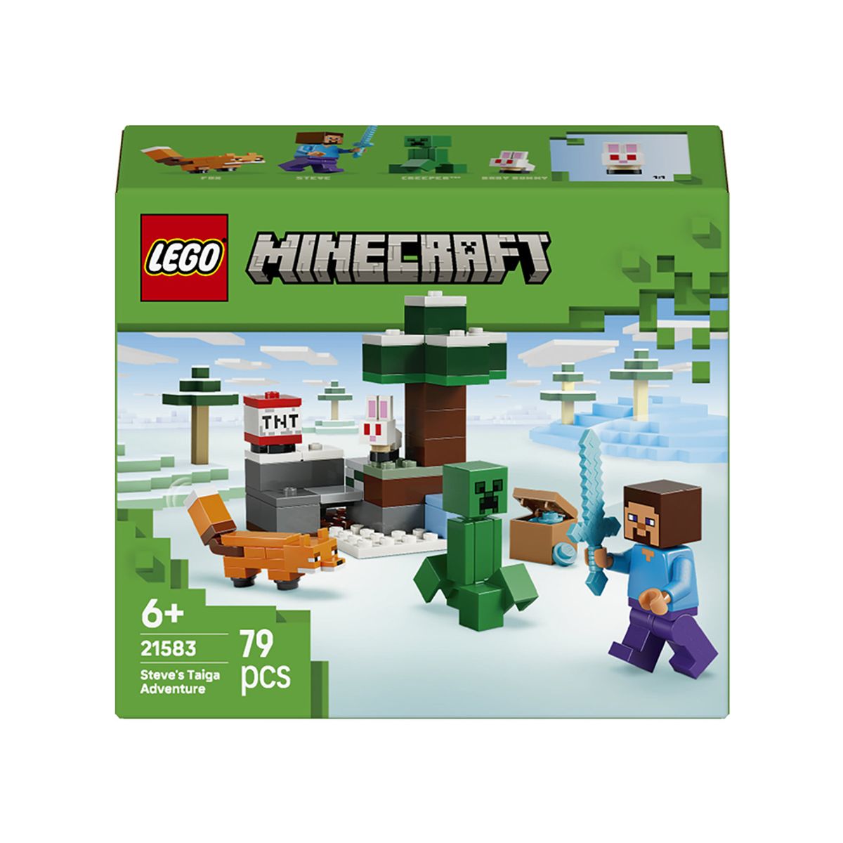 레고(LEGO) 레고 마인크래프트 21583 스티브의 타이가 모험 [레고공식]