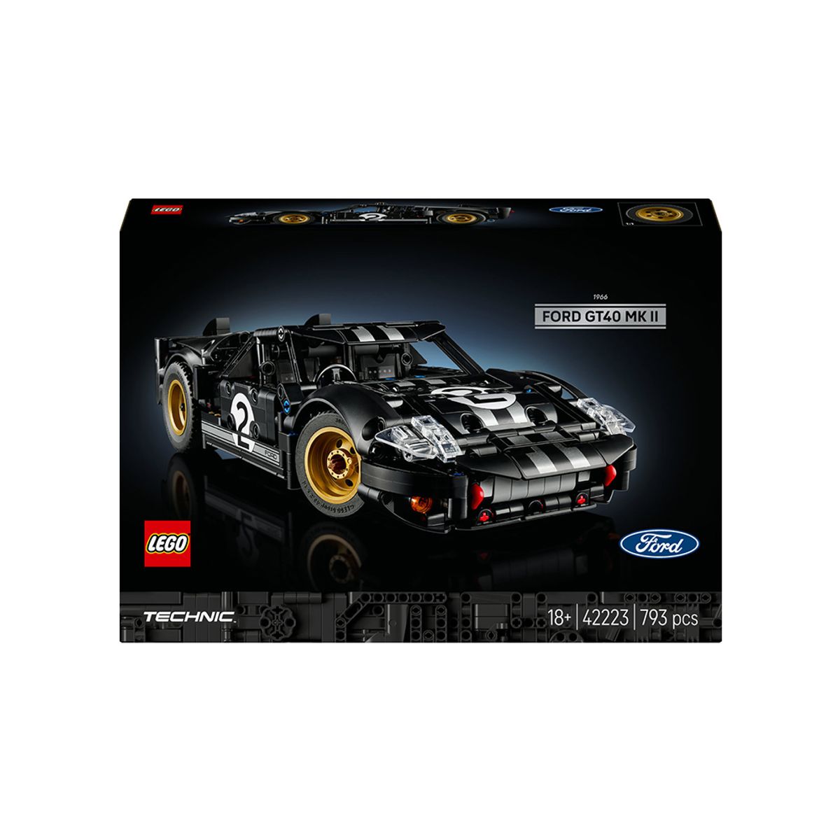레고(LEGO) 레고 테크닉 42223 1966 포드 GT40 MKII 레이스카 [레고공식]