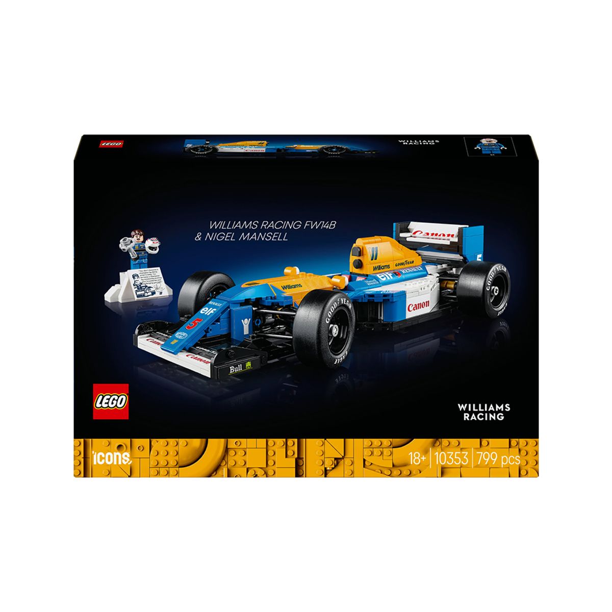 레고(LEGO) 레고 아이콘 10353 Williams Racing FW14B & Nigel Mansell [레고공식]