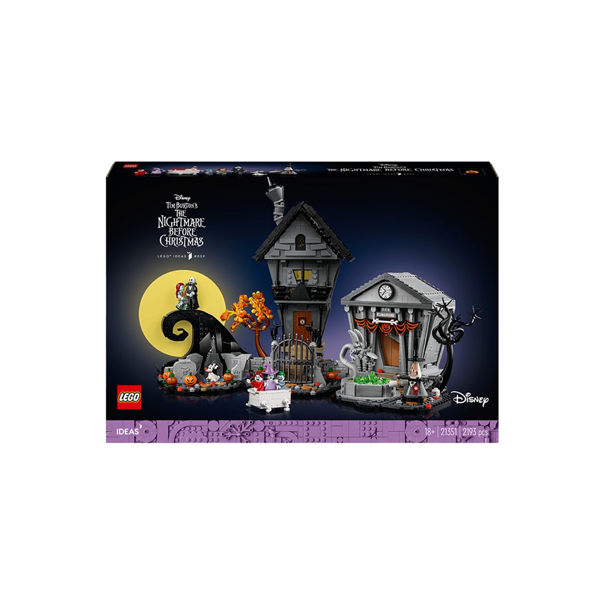 레고(LEGO) 레고 아이디어 21351 디즈니 팀 버튼의 크리스마스 악몽 [레고공식]