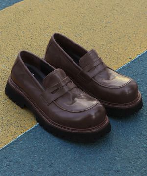 WTRD2621 한니발 텀블 워싱 헤비 로퍼 브라운