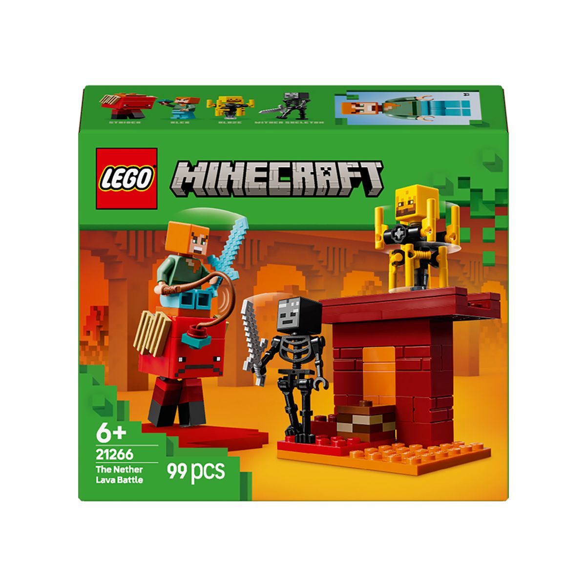 레고(LEGO) 레고 마인크래프트 21266 네더 용암 전투 [레고공식]