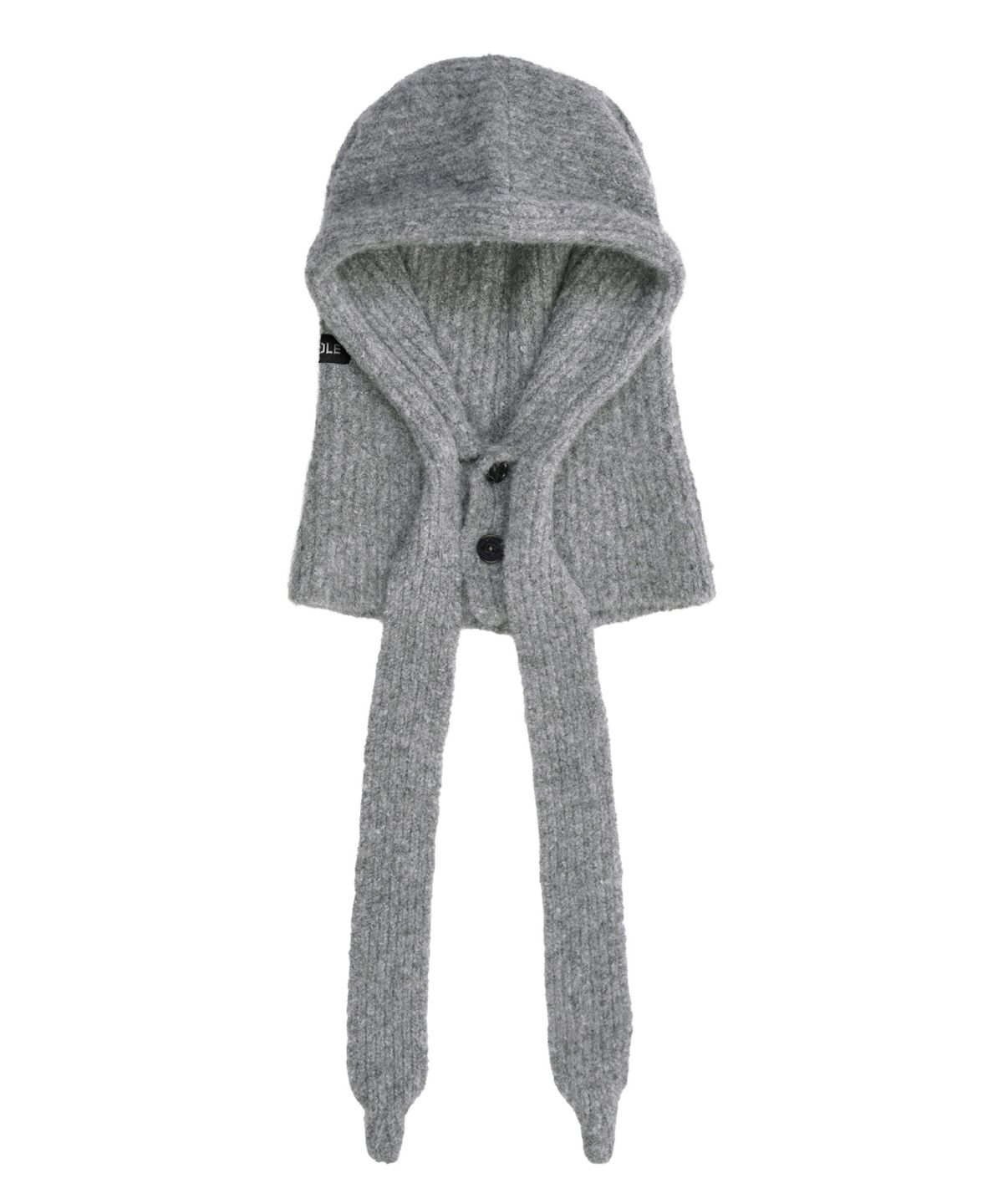 닉앤니콜(NICK&NICOLE) SOFT KNIT HOOD BALACLAVA_GRAY