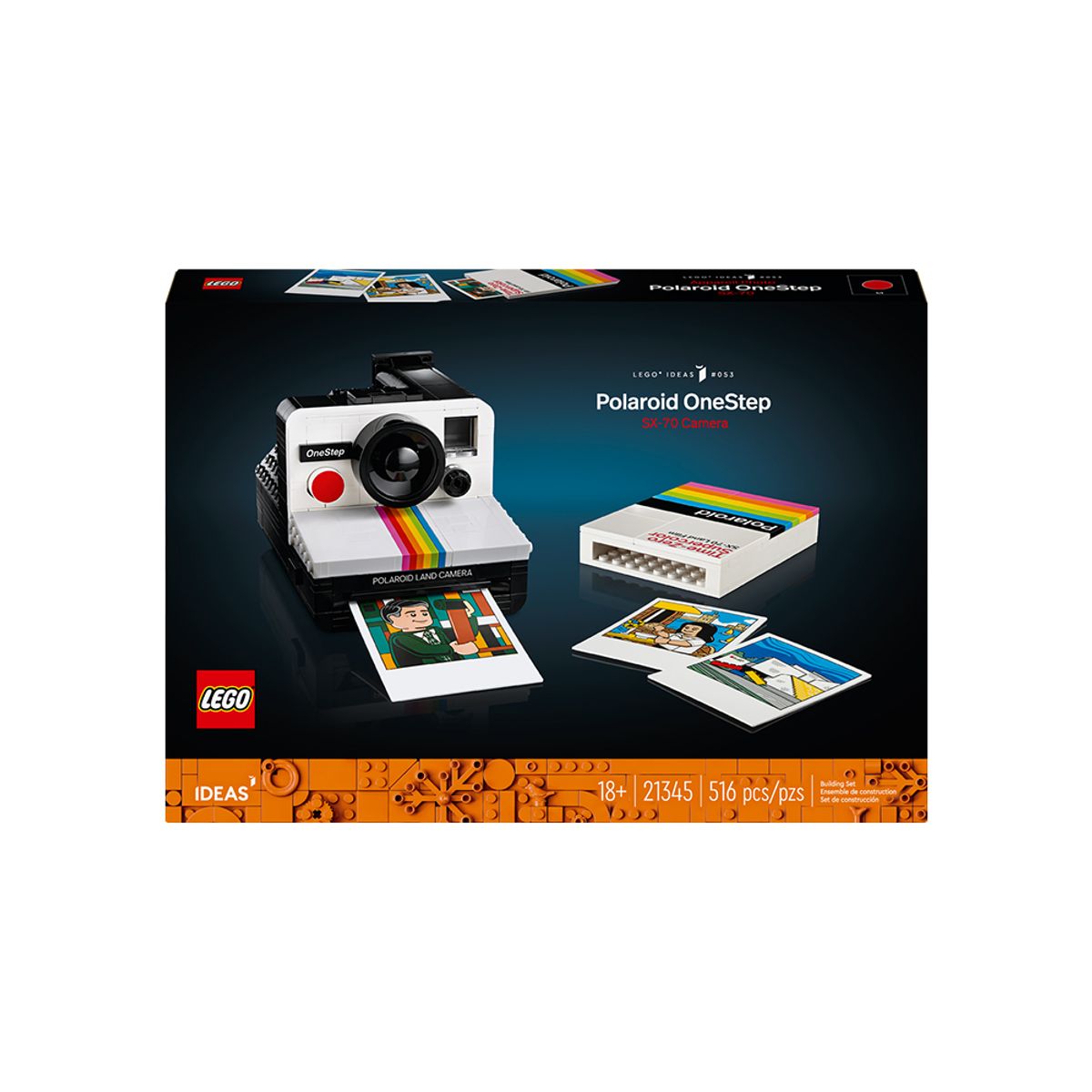 레고(LEGO) 레고 아이디어 21345 폴라로이드 원스텝 SX-70 카메라 [레고공식]