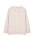 [ESSENTIAL] CLASSICAL SOFT V SWEATER_PEACH BEIGE