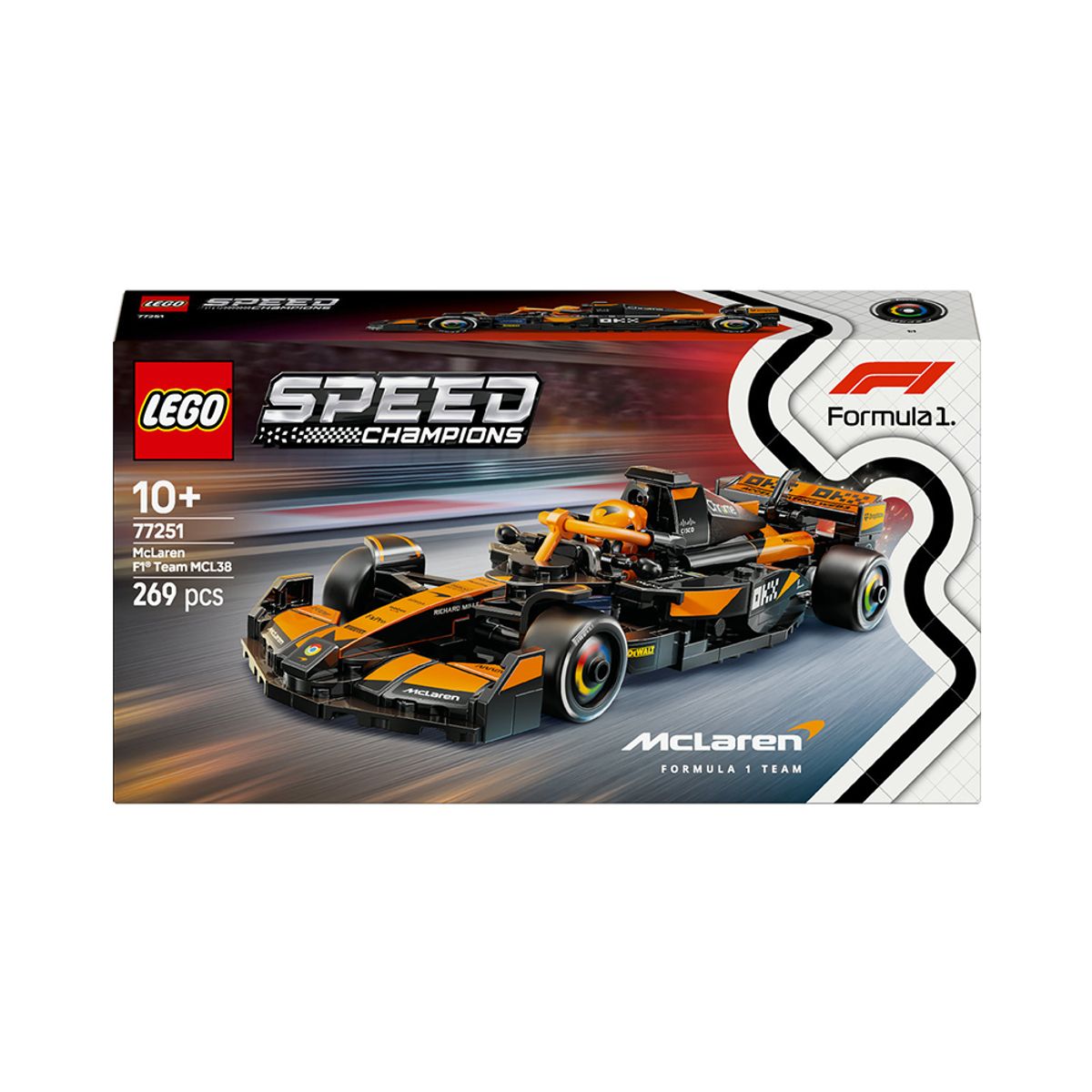 레고(LEGO) 레고 스피드 챔피언 77251 McLaren F1® Team MCL38 레이스 카 [레고공식]