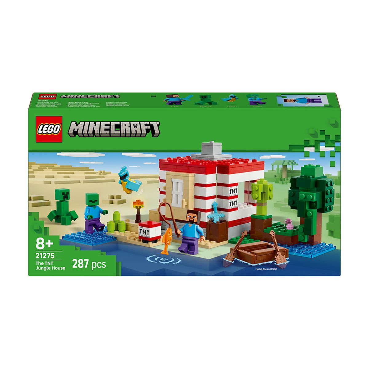 레고(LEGO) 레고 마인크래프트 21275 TNT 정글 하우스 [레고공식]